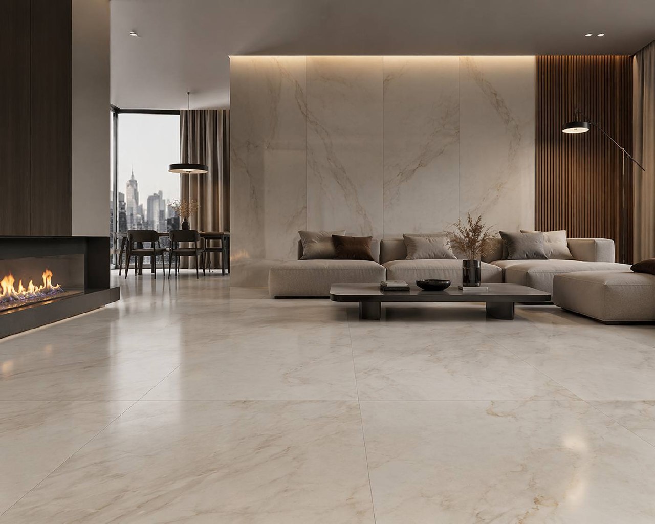 Керамогранит в интерьере