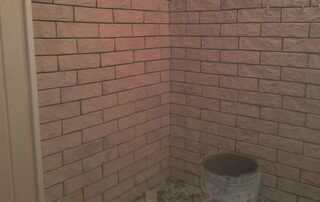 Ремонт коттеджей &raquo; Облицовка клинкерным кирпичом, изоляция пола