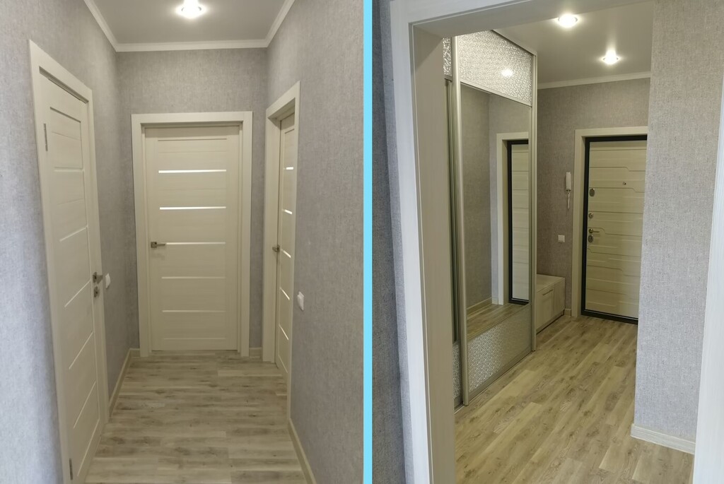 Ремонт двухкомнатной квартиры с лоджиями, фото 14