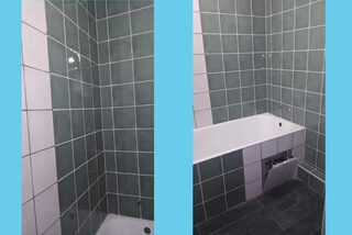 Ремонт коттеджей &raquo; Укладка плитки в ванной и в с/у в ЖК Акварели | Краснодар